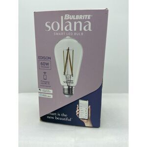 Bulbrite Solana Smart LED Bulb‎ Edison ST18 Dimmable Wi-Fi White